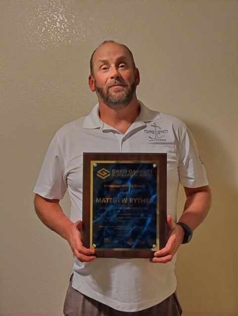 2024 Greg Garrett Scholarship winner