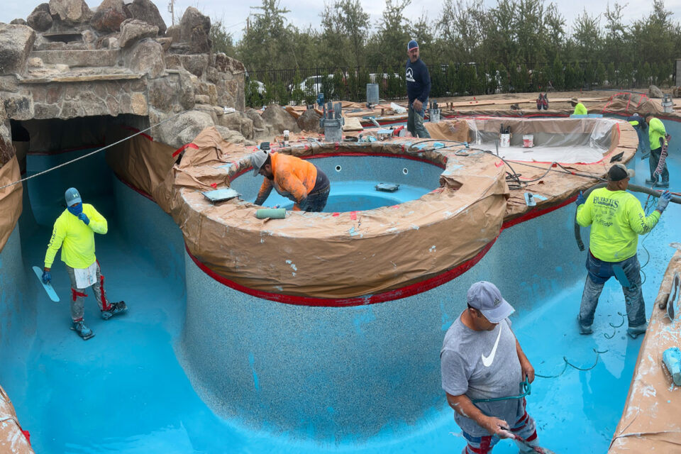 training plaster crews - Burkett's Pool Plastering