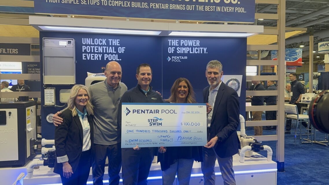 Pentair Pool Donates $100,000 to Expand Partnership with Step Into Swim 2 pentair sis 2026