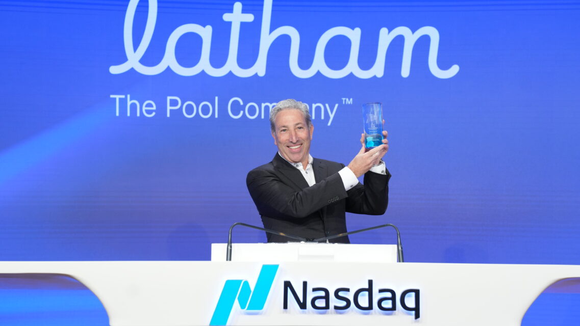 Latham Nasdaq bell