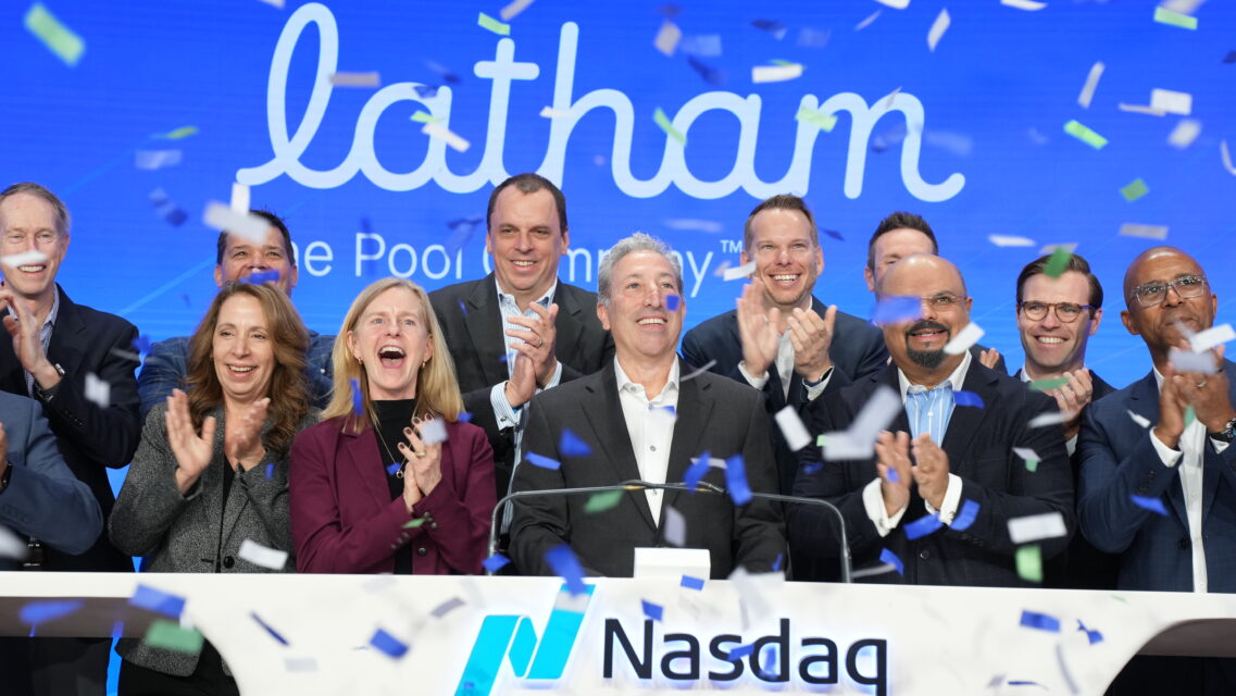 Latham Nasdaq bell