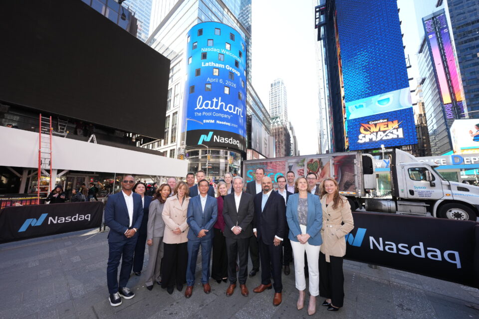 Latham Nasdaq bell