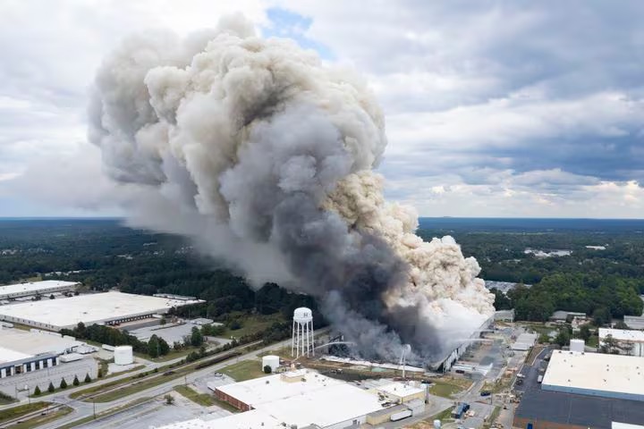 BioLab plant fire 2024