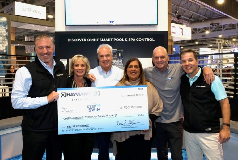 Hayward Marks 100th Anniversary with $100K Donation to Step Into Swim