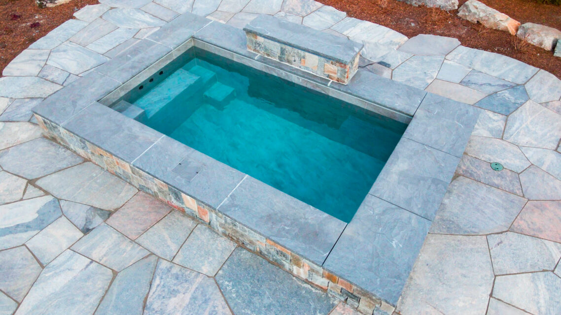 Soake Pools Opens Experience Center 3 experience center 7 x 13 plunge pools with waterfall 02 soake pools 1