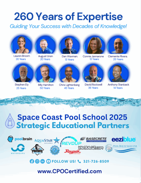 Space Coast Pool School Announces 2025 Educational Partners, Highlights Instructor Expertise 2 space coast pool school