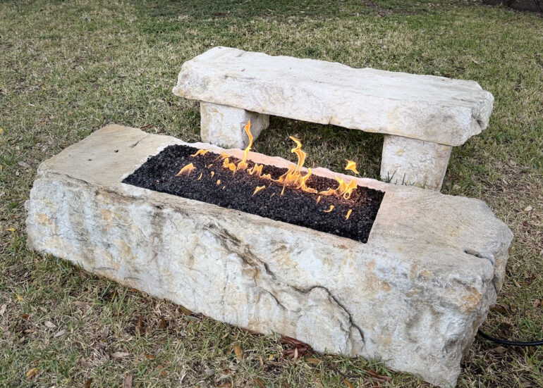 RicoRock Introduces Temple Stone Firepit