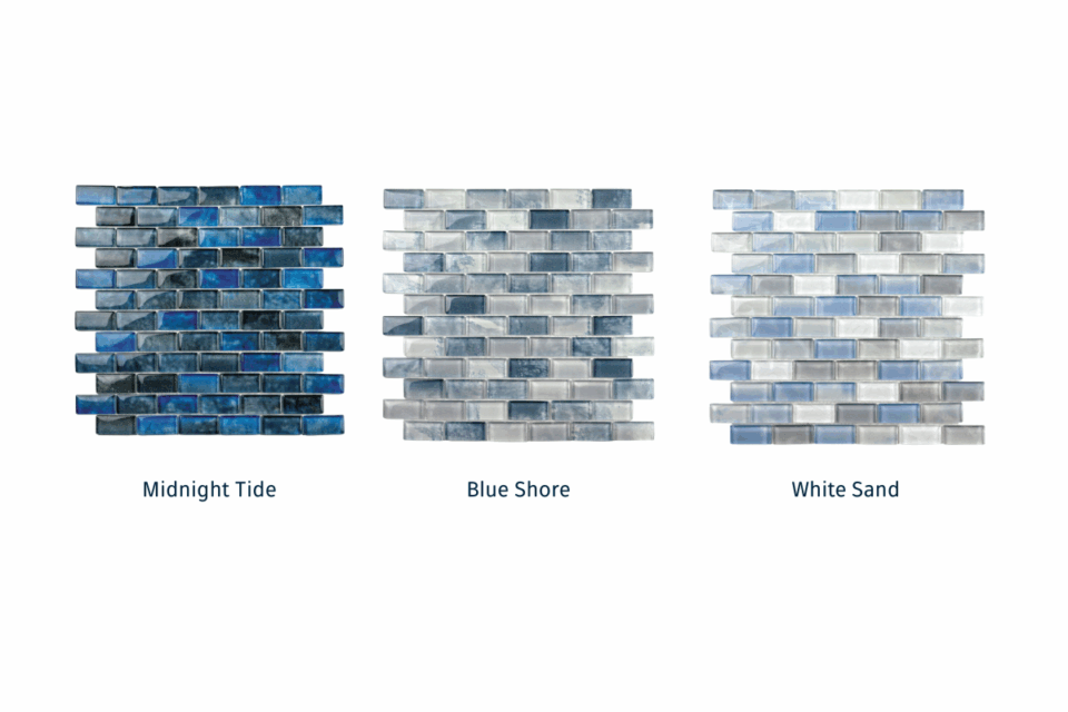 pebbletec glass tile