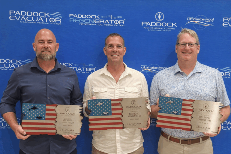 Landmark Aquatic Wins Paddock Pool Equipment Awards