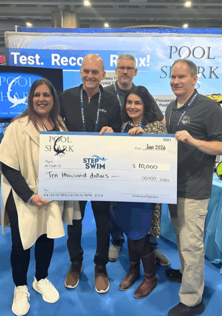 Step Into Swim Expands PartnershipsĀ 4 pool shark check signing 2026