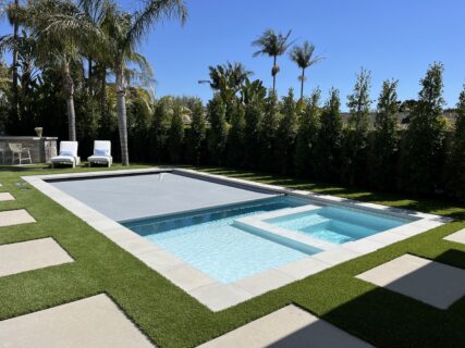 How Automatic Pool Covers Help Conserve Water During Droughts 30 1 courtesy automaticpoolcovers inc hero image pool with grey automatic pool cover img 0388 copy 1
