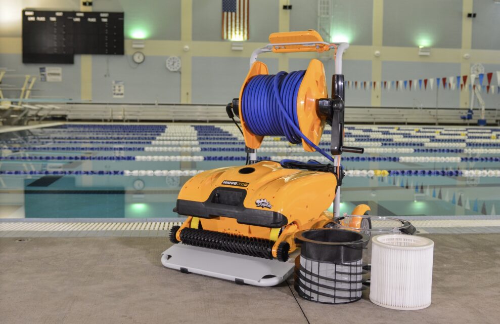 Landmark Aquatic Partners with Maytronics on Commercial Robotic Pool Cleaners 2 Maytronics Dolphin WAVE 200 XL