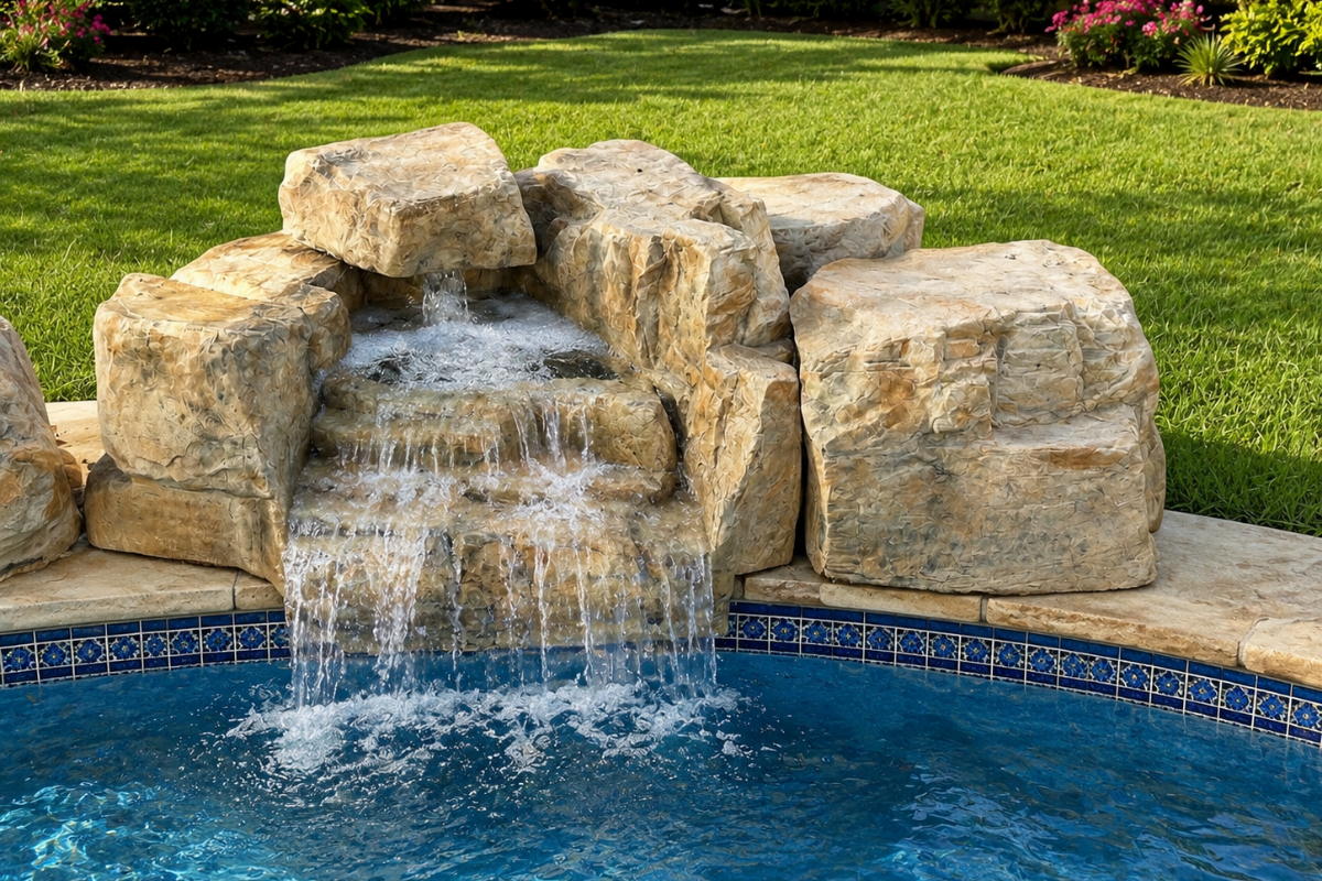 Rico Rock waterfall