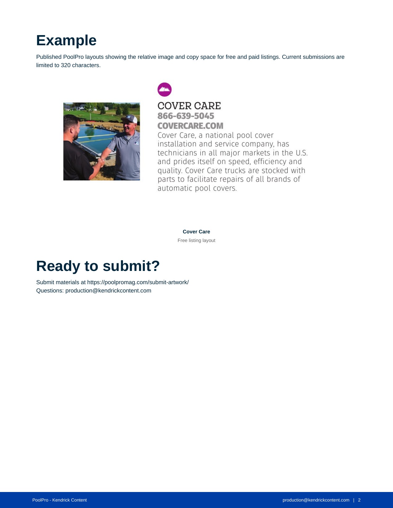 PoolPro free Top Products published layout example — page 2 of 2